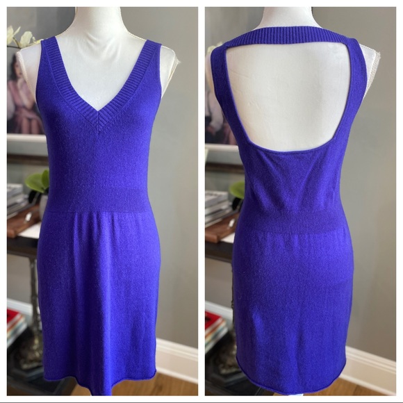 White + Warren Dresses & Skirts - White + Warren Cashmere Backless Sweater Dress